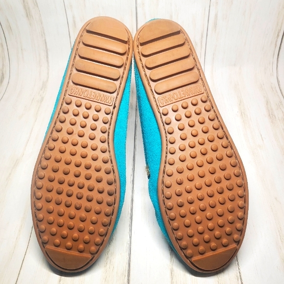 Minnetonka Leila Studded Suede Slip On Mule Moccasin size 6 - Picture 4 of 8